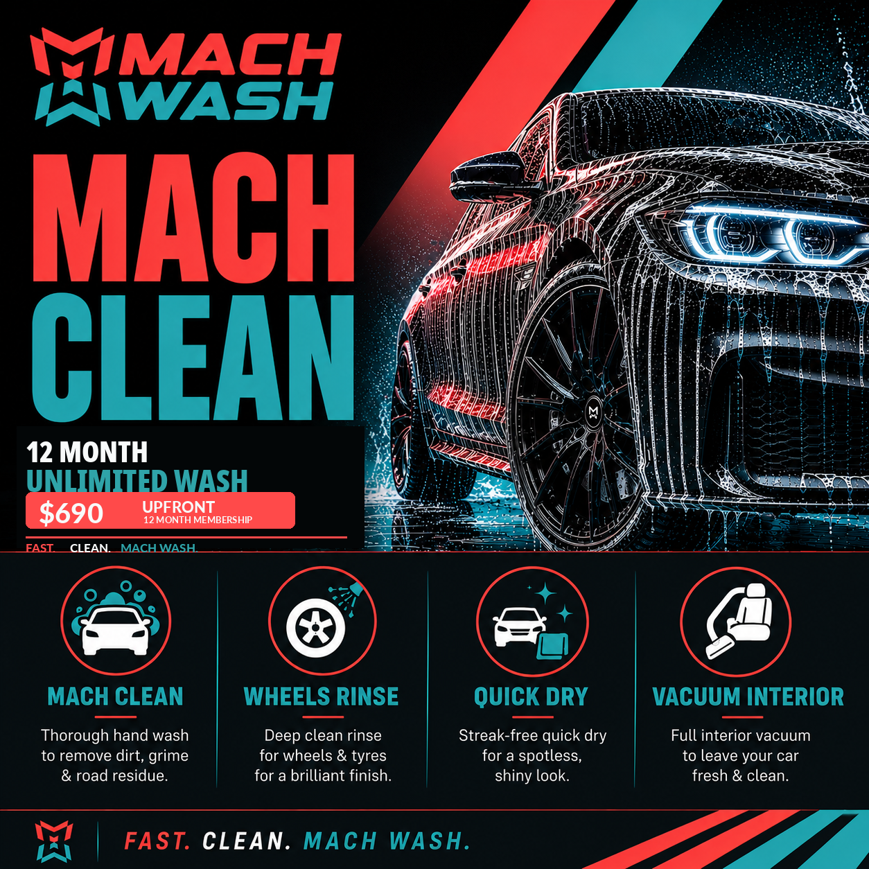 2 - Mach Clean - 12 Month Unlimited