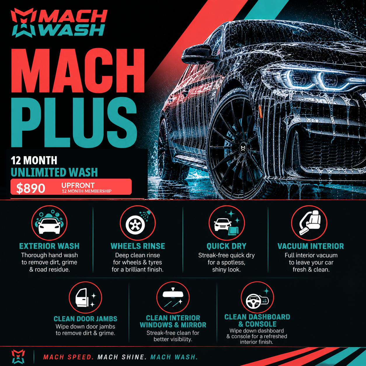 3 - Mach Plus - 12 Month Unlimited